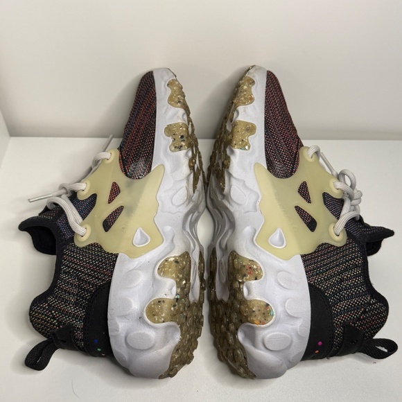 Nike React Presto Flyknit Multi Black Sneakers Size M9.5/W11 - Picture 5 of 11